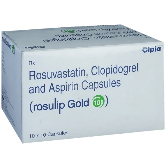 rosulip gold 10mg capsule 10's
